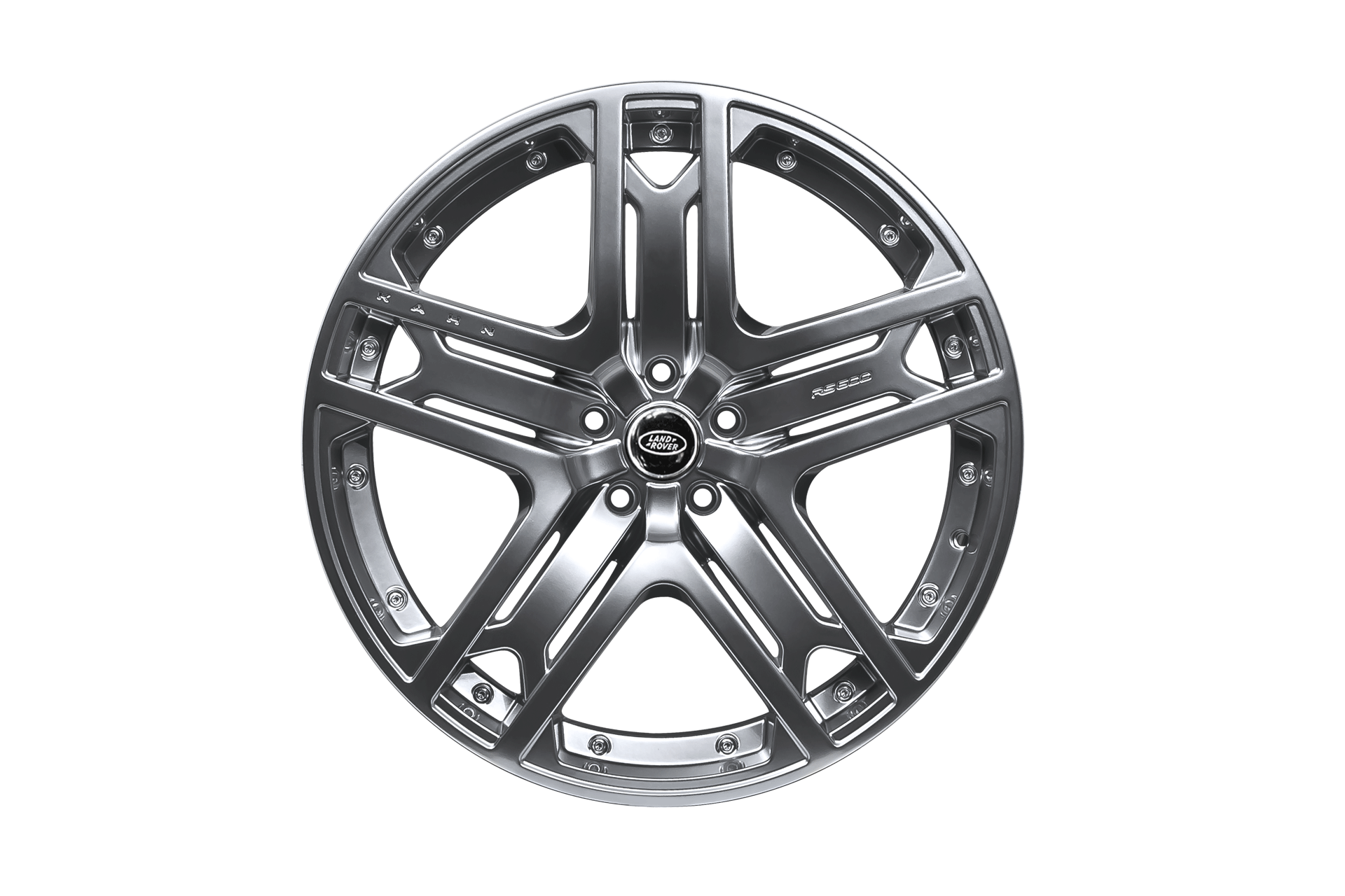 Full view of the premium wheels for Land Rover SUV