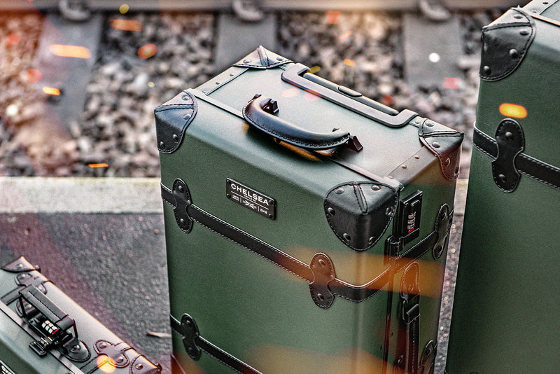 Chelsea Truck Company Vintage Inspired Travel Luggage Set - Image 16