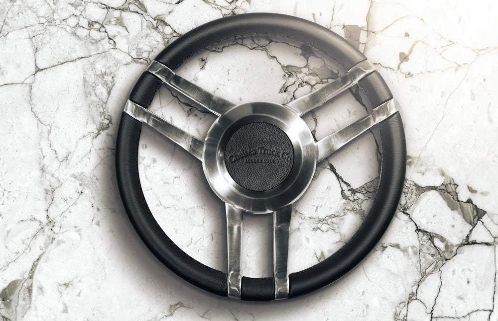 Land Rover Defender (1991-2016) Aluminium Billet Steering Wheel - Brushed Satin - Image 1