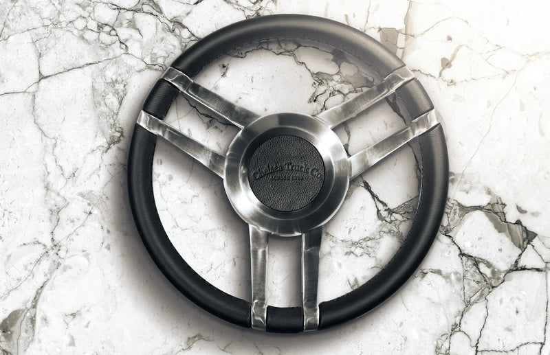 Land Rover Defender (1991-2016) Aluminium Billet Steering Wheel - Brushed Satin - Image 1