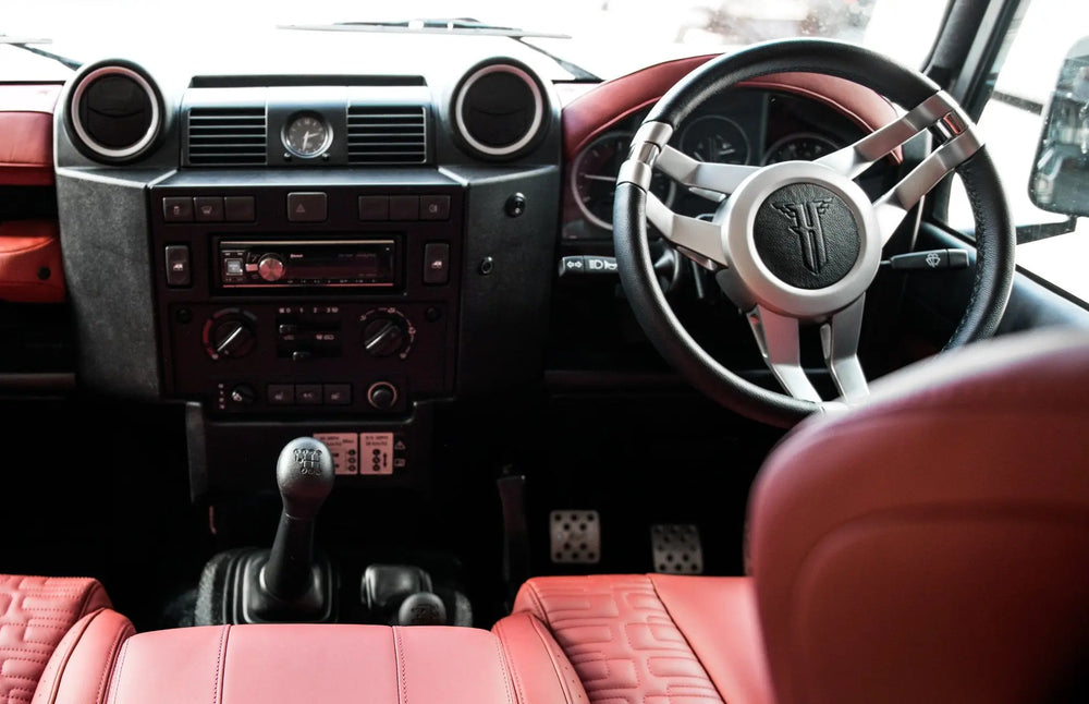Land Rover Defender (1991-2016) Aluminium Billet Steering Wheel - Brushed Satin - Image 5