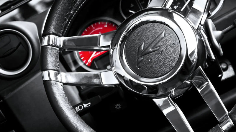 Land Rover Defender (1991-2016) Double 3-Spoke Steering Wheel - Chrome Finish - Image 4