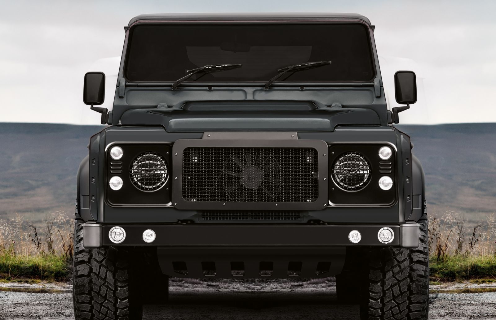 Land rover defender front clearance grille