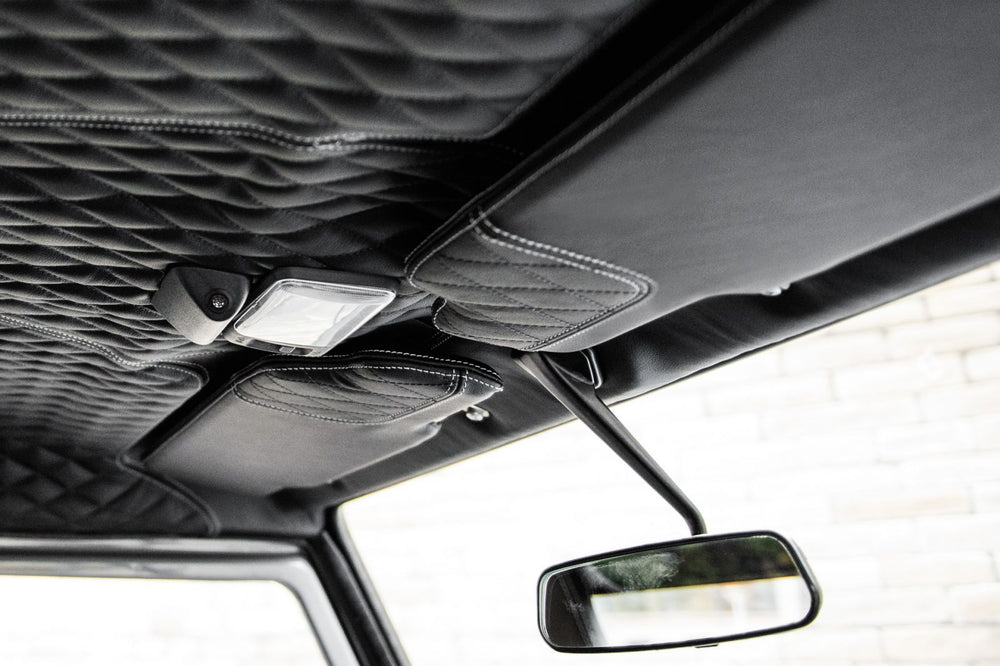 Land Rover Defender (1991-2016) Sunvisors Re-upholstered In Leather - Image 2