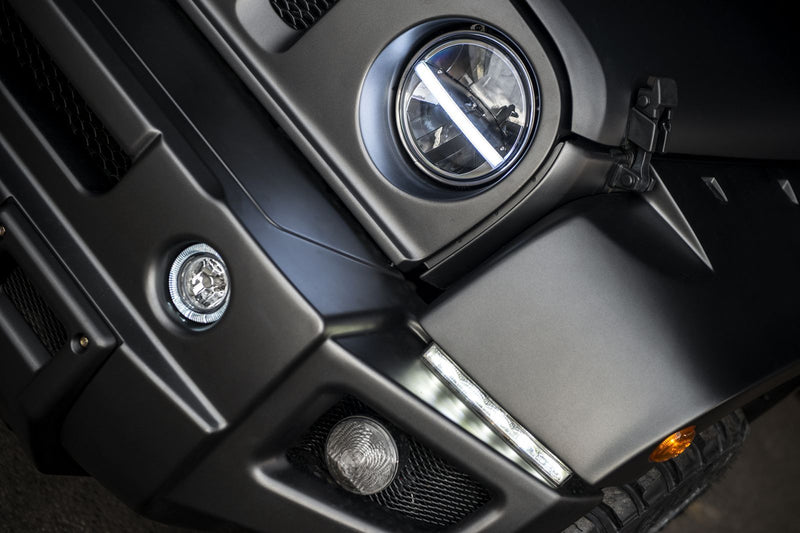 JEEP WRANGLER JK (2007-2018) LED HEADLIGHTS WITH CENTRAL DRLS - Image 2