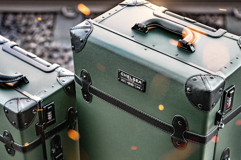 Chelsea Truck Company Vintage Inspired Travel Luggage Set - Image 15